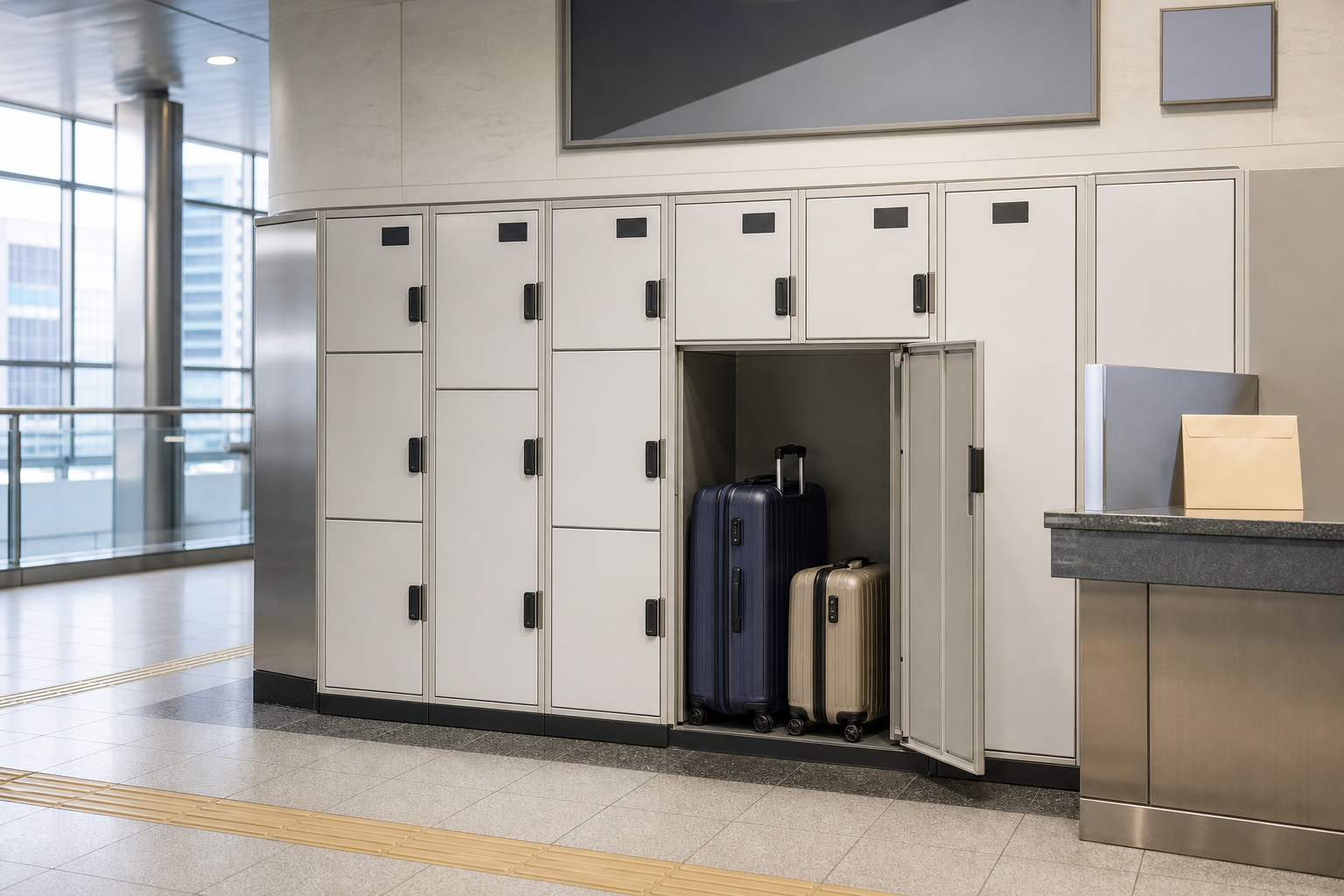 Luggage Storage and Forwarding at Nagoya Station: Lockers, Counters and Delivery